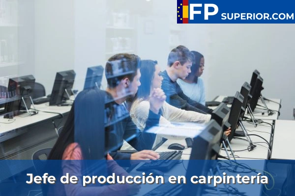 Jefe de producción en carpintería